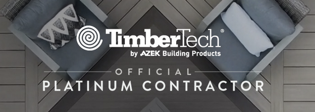 Image of TimberTech Logo and Platinum Contractor affiliation