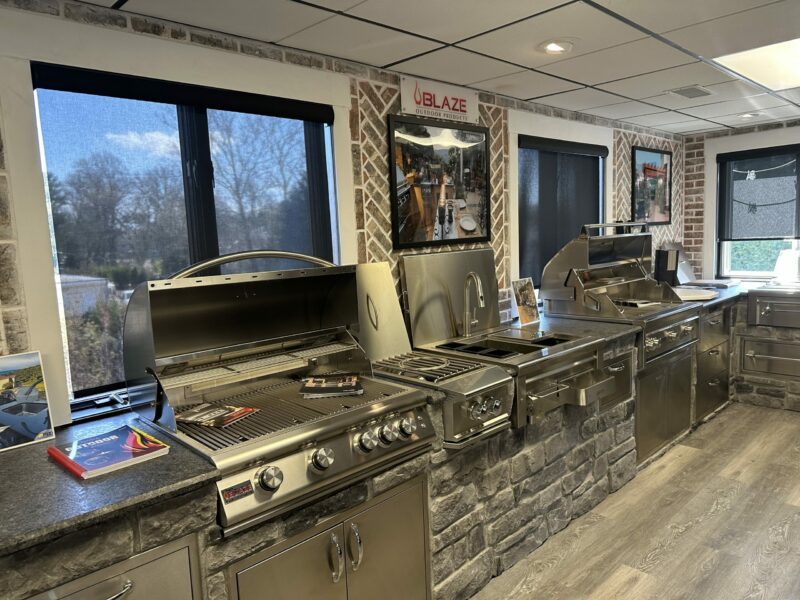Image of interior showroom - grill area