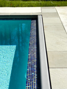 Custom pool tile and coping